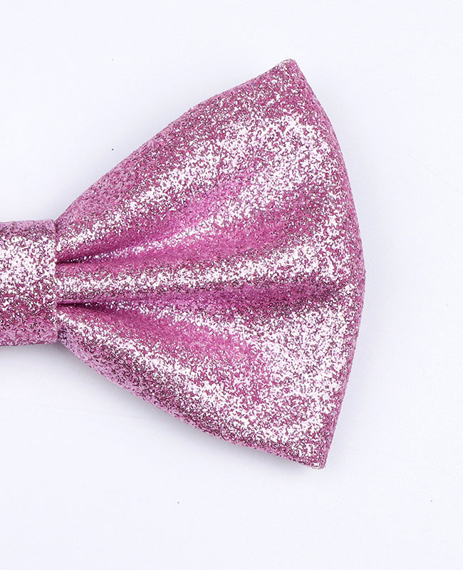 Noeud Papillon à Paillettes Rose n°3 Homme en Polyester «Olive»