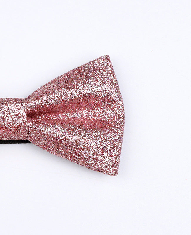 Noeud Papillon à Paillettes Rose n°4 Enfant en Polyester «Olive»