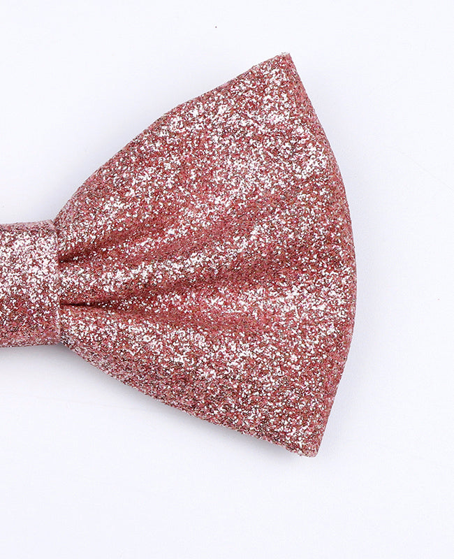 Noeud Papillon à Paillettes Rose n°4 Homme en Polyester «Olive»