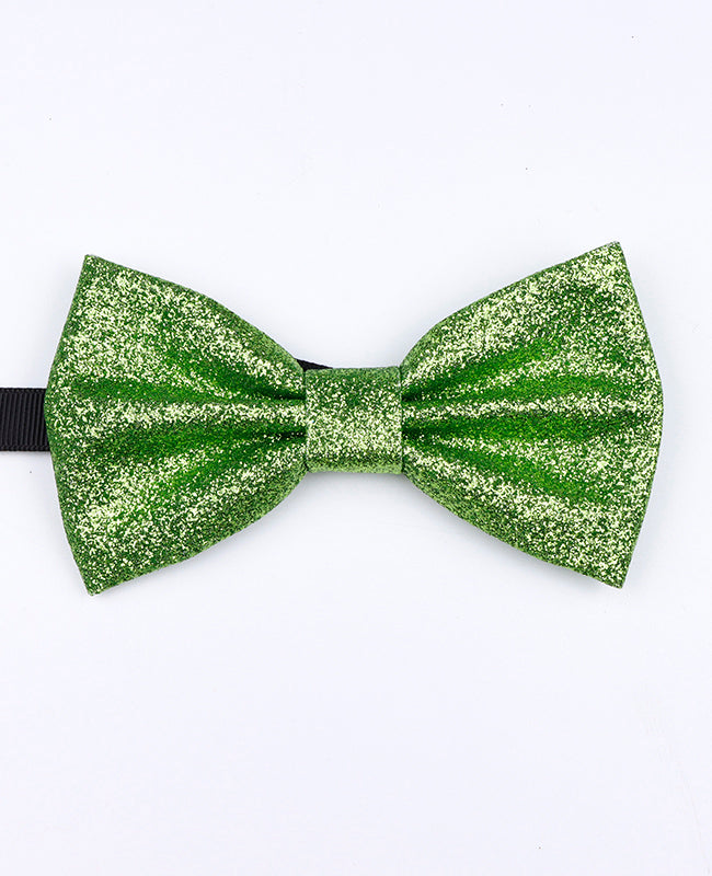 Herrfluga med paljetter grön nr 2 i polyester «Olive»