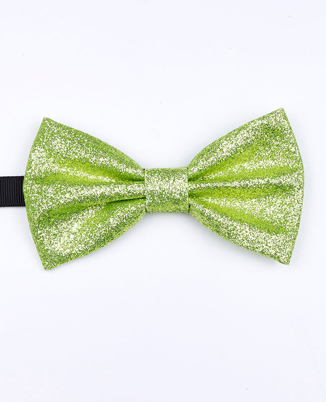 Noeud Papillon à Paillettes Vert n°3 Homme en Polyester «Olive»