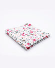 Pochette de Costume Liberty Blanc n°2 en Coton | Charles - Unipap's