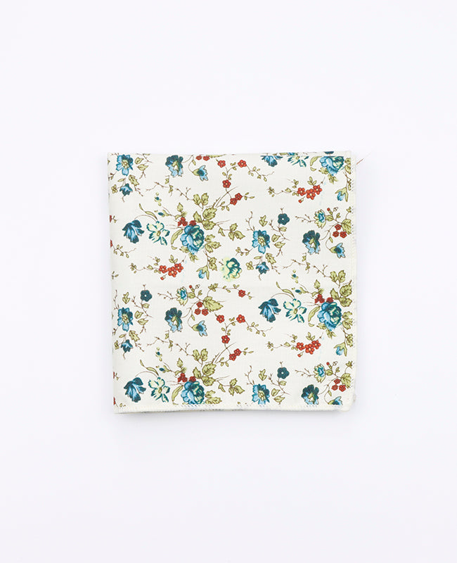 Pochette de Costume Liberty Blanc n°9 en Coton | Charles - Unipap's