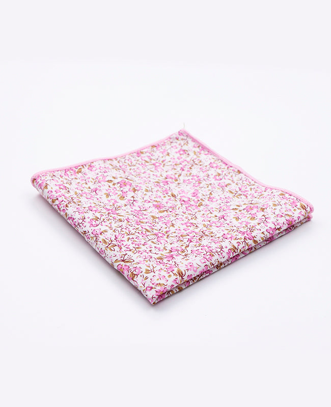 Kavajnäsduk Liberty Rosa n°4 i Bomull | Gaspard - Unipap's