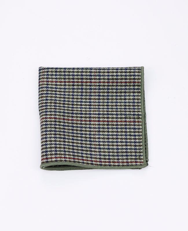 Kavajnäsduk Tartan Grå nr 9 i Ull | Nobert - Unipap's