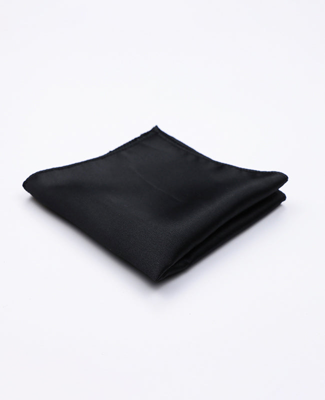 Kavajnäsduk Svart Polyester «Anatole»