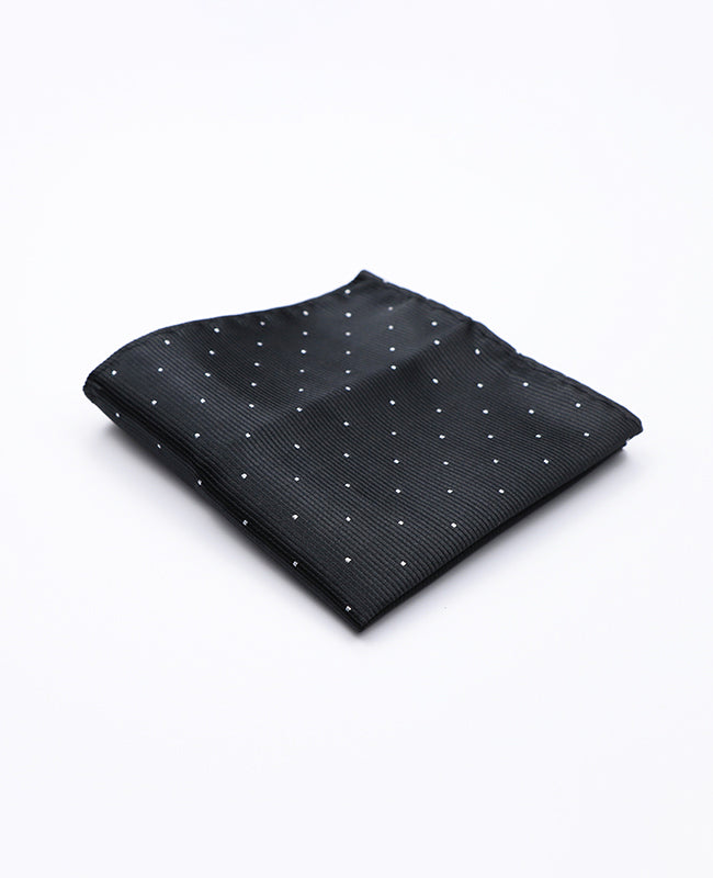 Svart kavajnäsduk i polyester | Georges - Unipap's