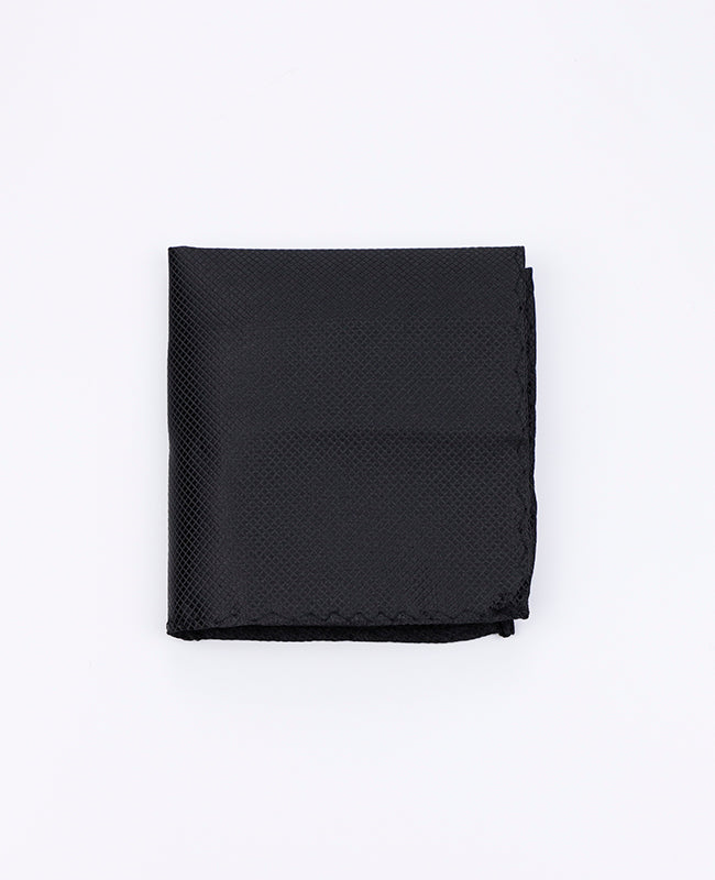 Kavajnäsduk Svart Polyester | Martin - Unipap's