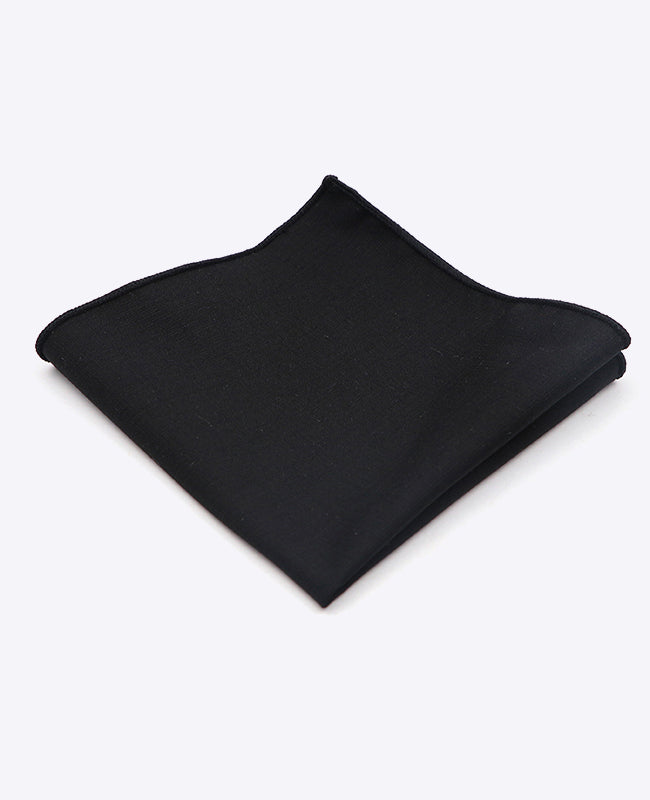 Kavajnäsduk Svart Herrar Polyester 