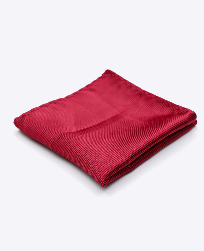Röd kavajnäsduk nr 1 i polyester | Lucien - Unipap's
