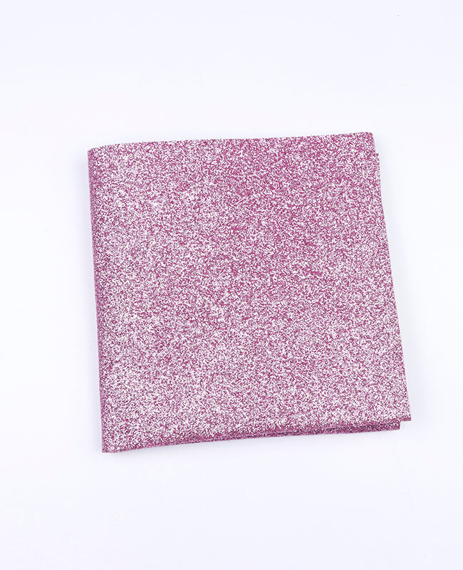 Kavajnäsduk med rosa paljetter nr 3 i polyester «Olive»