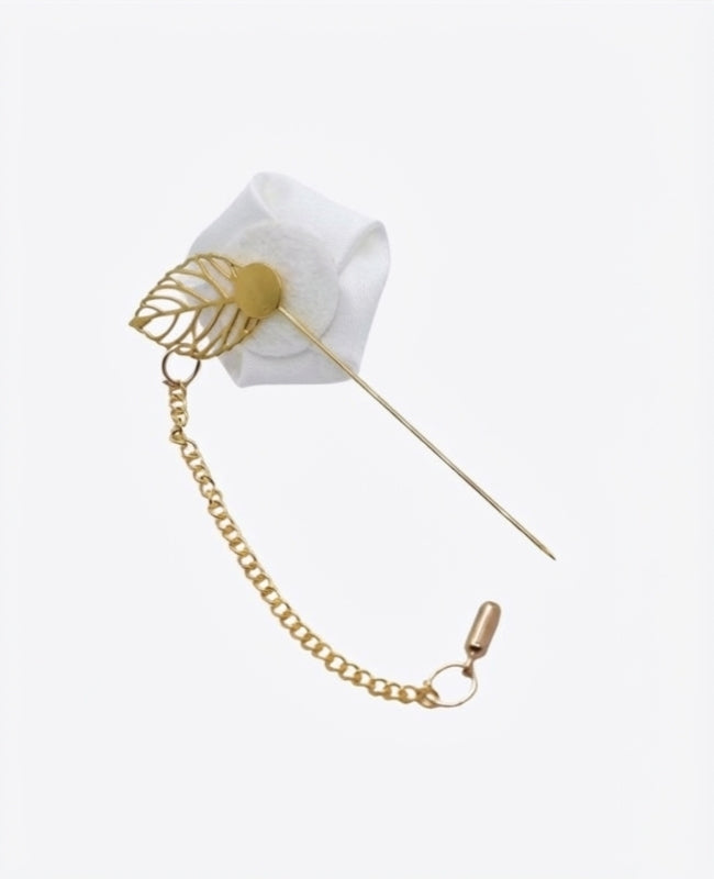 Boutonnière Blomma Vit Herr «Alfred»