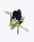 Boutonnière Fleur Bleu Homme «Gabriel»