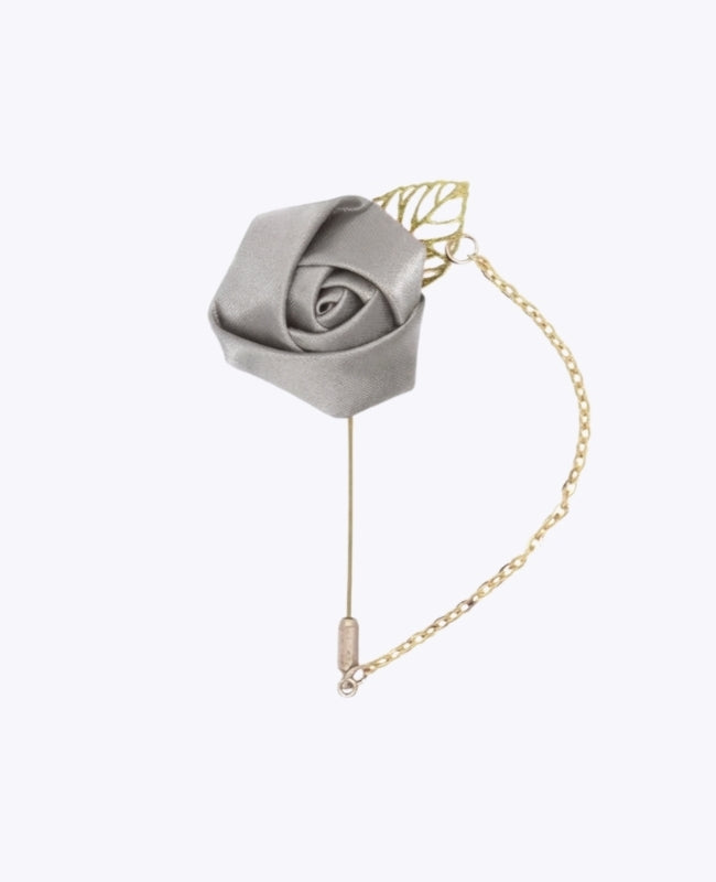 Blomboutonniére Grå Herr «Alfred»