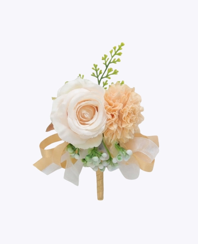 Blomboutonniére Orange Herr «Valentin»