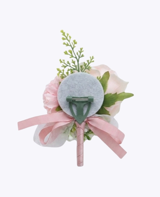 Blomknappnål Rosa Herr «Valentin»