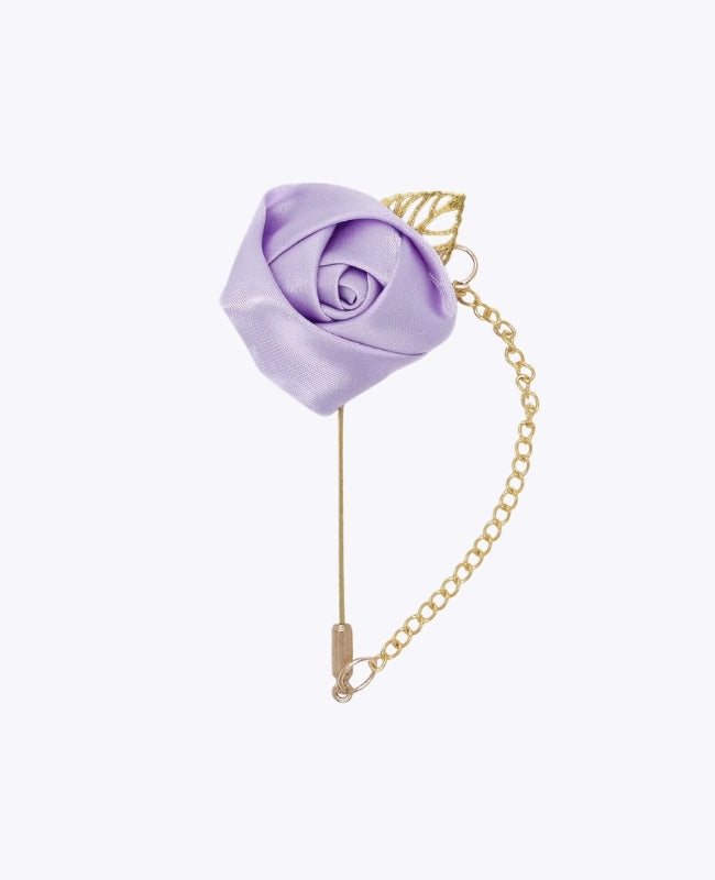 Blomboutonniére Lila Herr «Alfred»