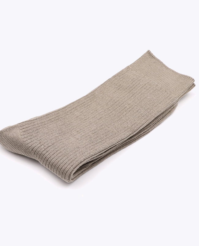 Herrsockor Beige i Bomull «Maurice»