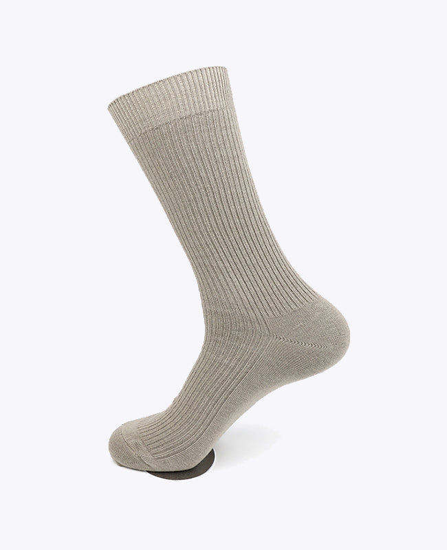 Herrsockor Beige i Bomull «Maurice»