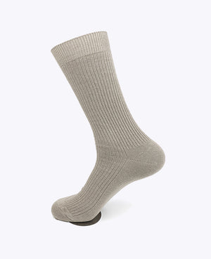 Herrsockor Beige i Bomull «Maurice»
