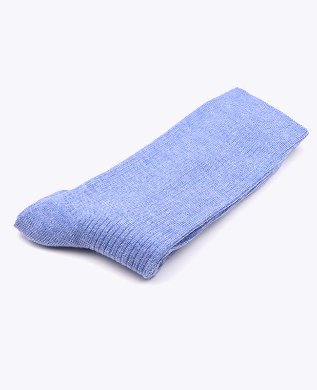 Herrsockor blå n°2 i bomull «Maurice»