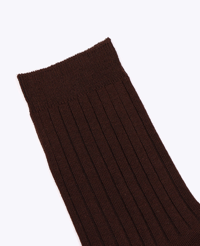 Herrsockor Bruna n°2 i Bomull «Maurice»