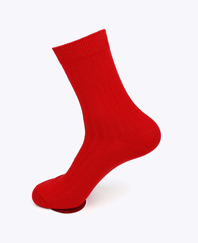 Herrsockor Röda n°1 i Bomull «Maurice»