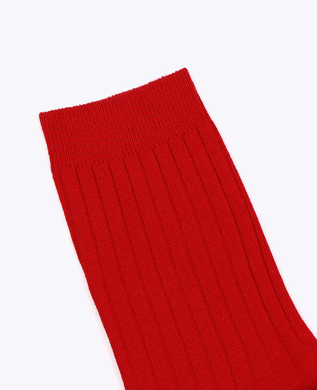 Herrsockor Röda n°1 i Bomull «Maurice»