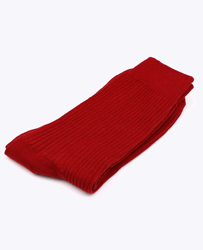 Herrsockor Röda n°3 i Bomull «Maurice»