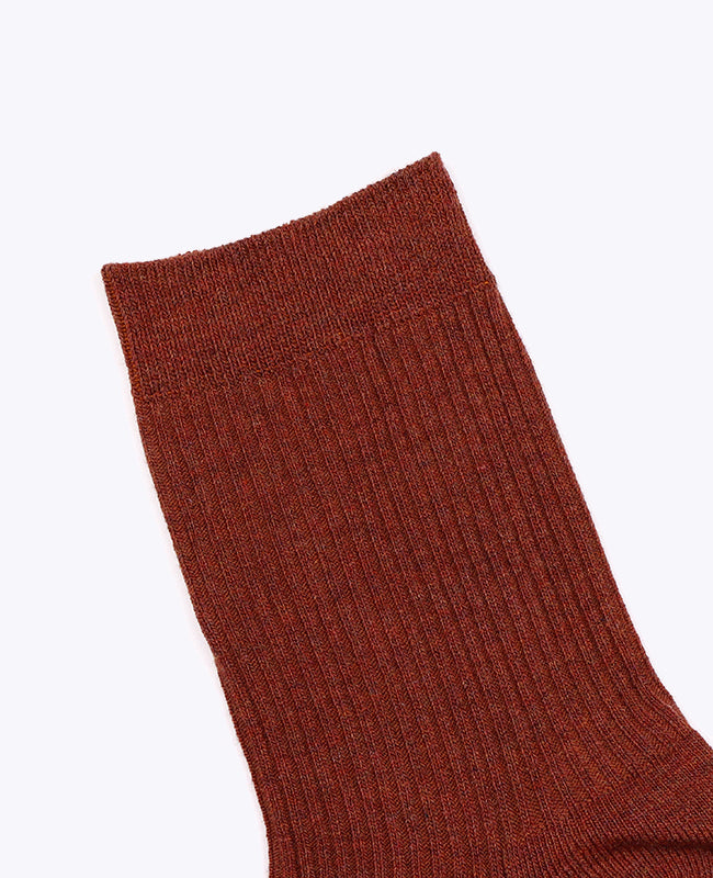 Herrsockor Terracotta n°3 i Bomull «Maurice»