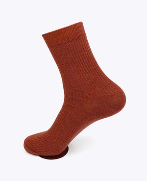 Herrsockor Terracotta n°3 i Bomull «Maurice»
