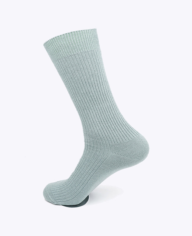 Herrsockor gröna n°2 i bomull «Maurice»