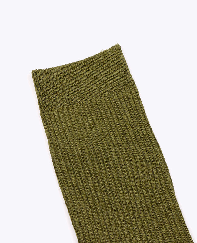 Herrsockor gröna n°4 i bomull «Maurice»