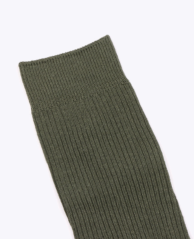 Herrsockor gröna n°6 i bomull «Maurice»