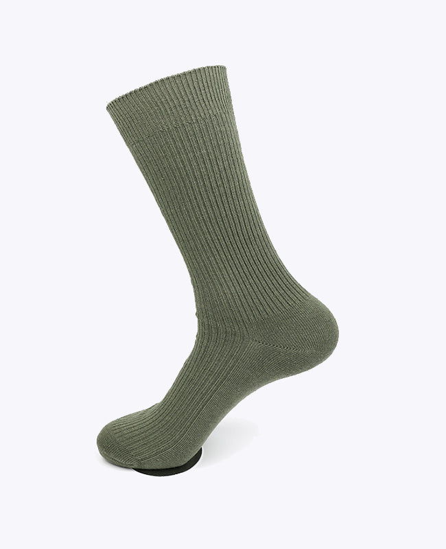 Herrsockor Gröna n°6 i Bomull «Maurice»