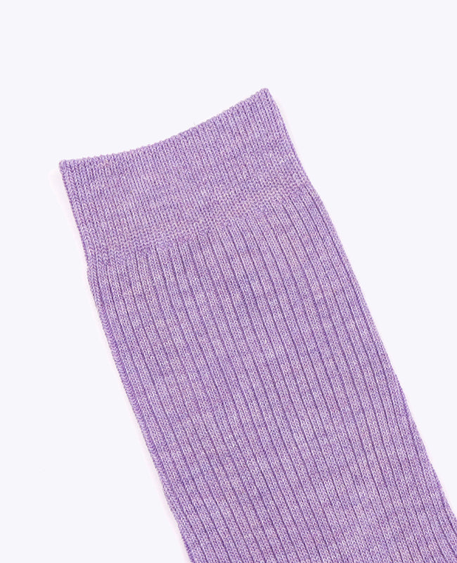 Herrsockor lila i bomull «Maurice»
