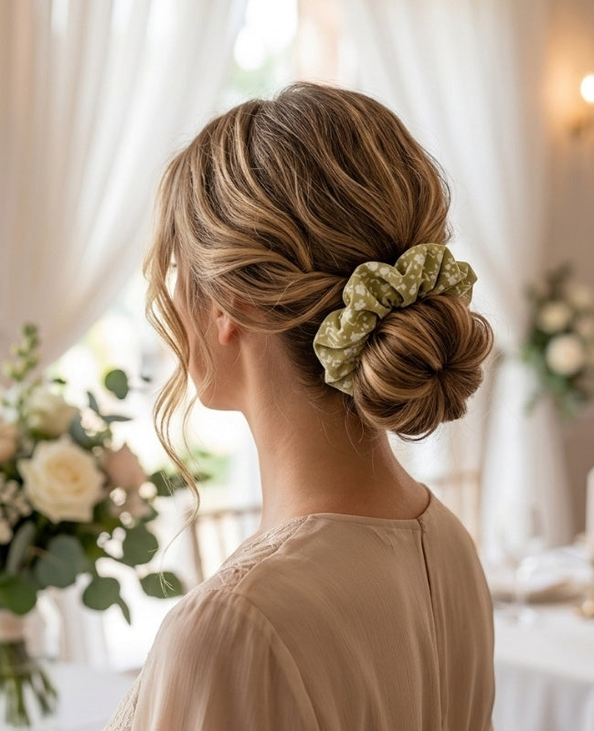 Scrunchie Gul Liberty n°2 Dam «Suzanne»