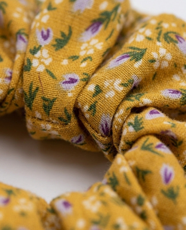 Chouchou Liberty Jaune n°3 Femme «Suzanne»