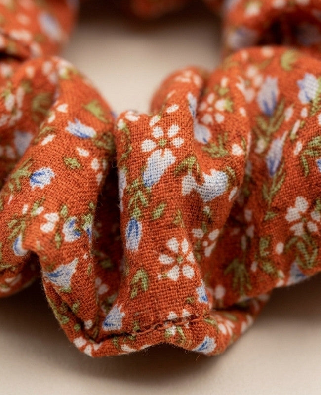 Chouchou Liberty Orange Femme «Suzanne»