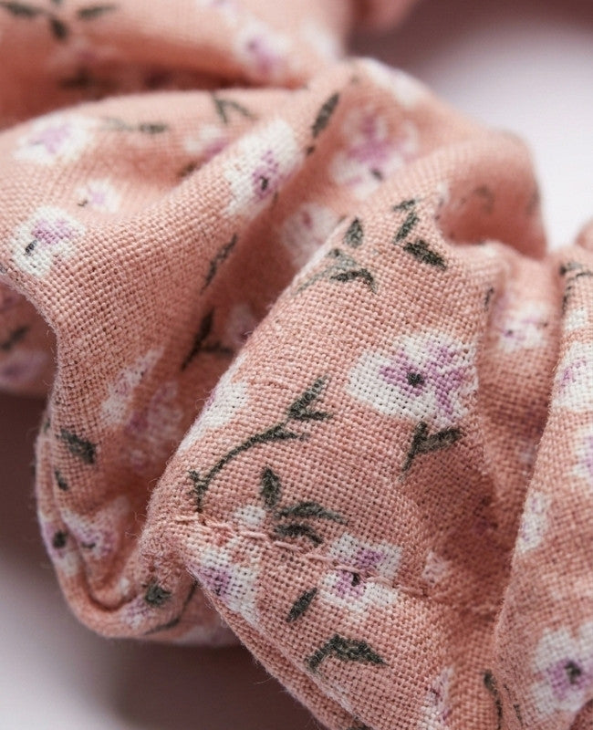 Scrunchie Rosa Liberty n°3 Dam «Suzanne»