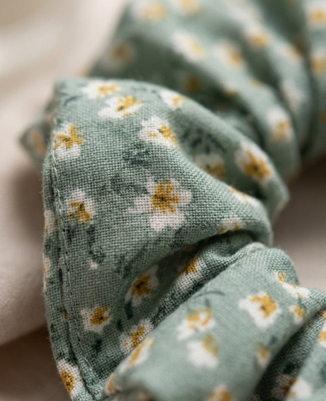 Scrunchie Grön Liberty n°1 Dam «Suzanne»