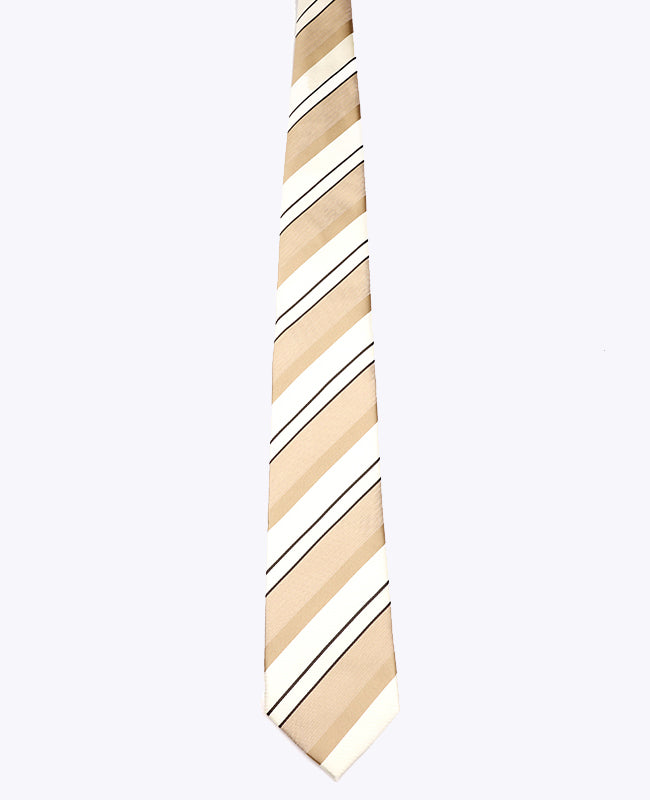 Slips Beige n°1 randig Herr Polyester «Edmond»