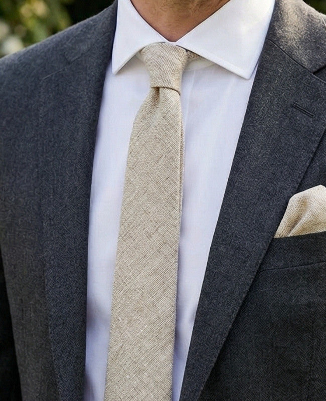 Slips Beige Herr Bomull «Edgard»
