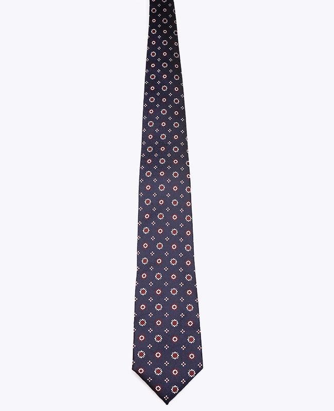Slips Blå nr 1 Mönstrad Herr Polyester «Edmond»