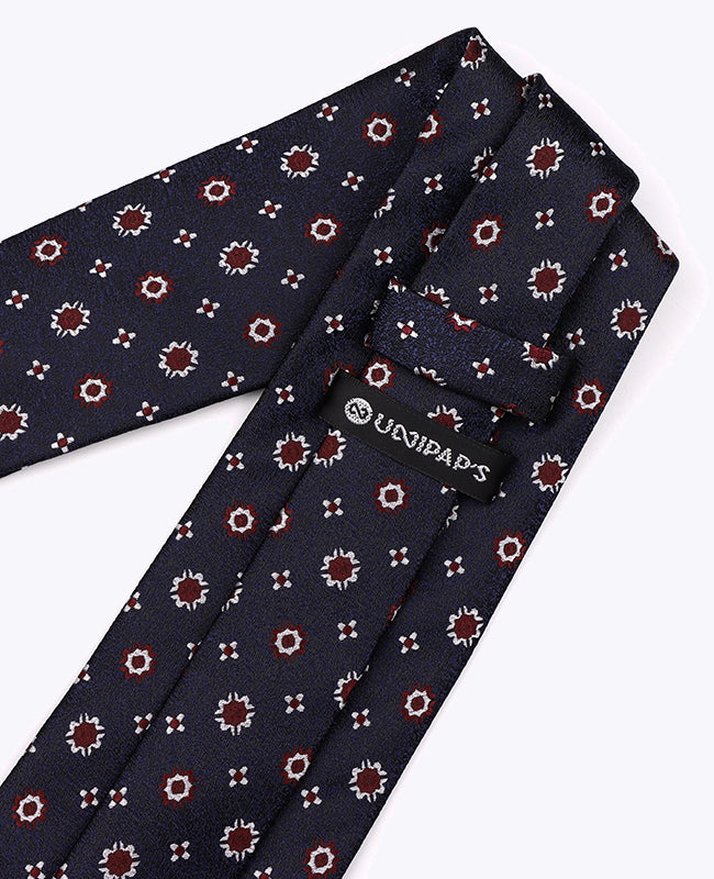 Slips Blå nr 1 Mönstrad Herr Polyester «Edmond»