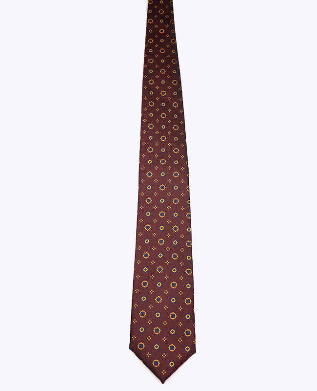 Slips Röd nr 1 Mönstrad Herr Polyester «Edmond»
