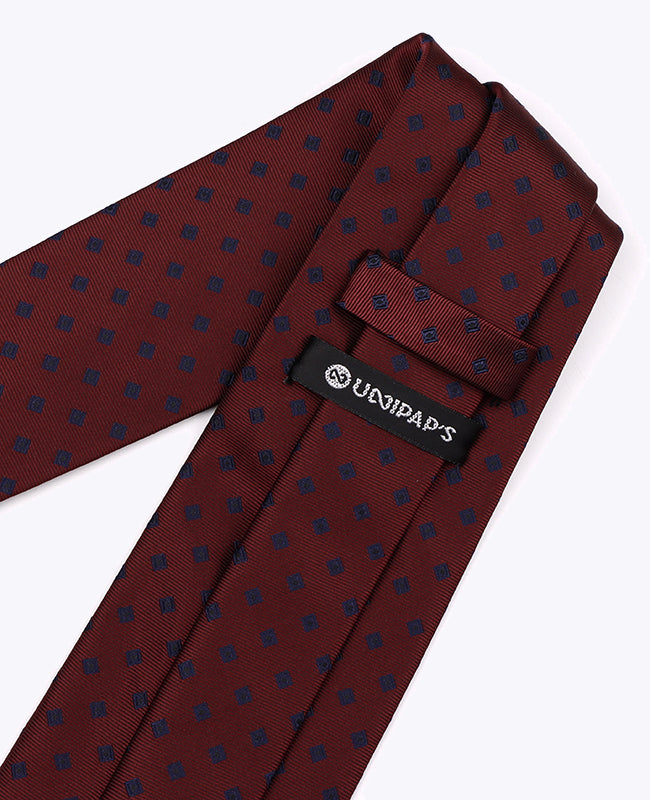 Slips Röd nr 2 Mönstrad Herr Polyester «Edmond»