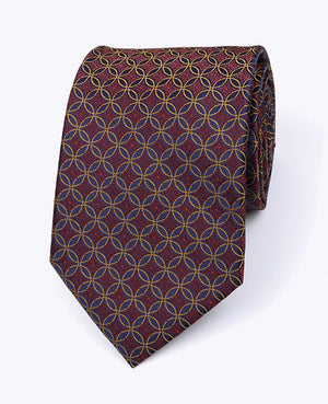 Slips Röd n°3 Mönstrad Herr i Polyester «Edmond»
