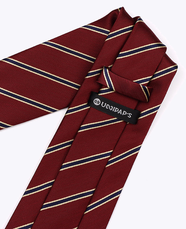 Slips Röd Randig Herr Polyester «Edmond»