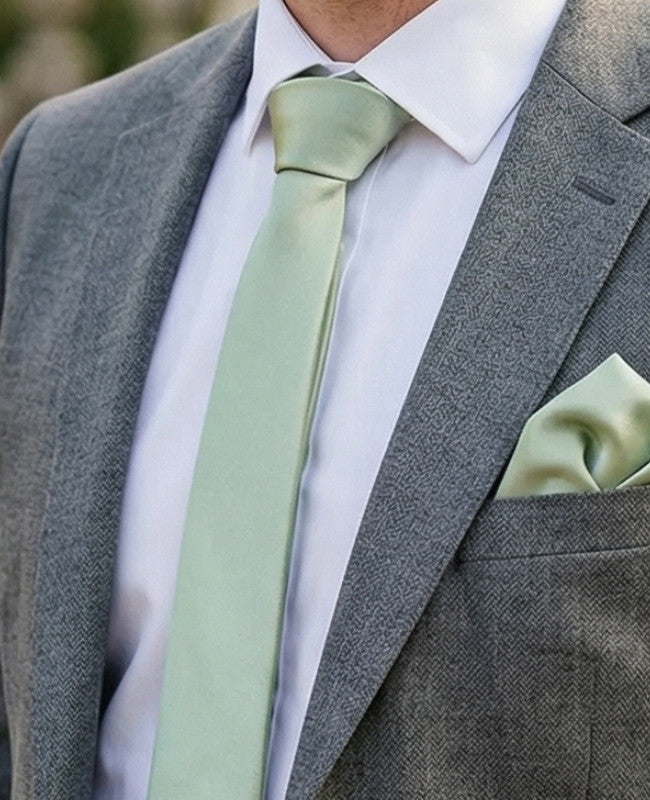 Cravate Vert n°1 Homme en Polyester «Anatole»